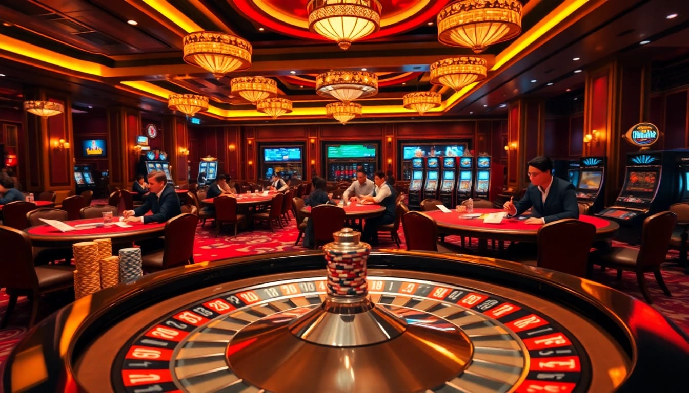 Experience the thrill at nhà cái ku88 with intense poker action and vibrant casino scenes.