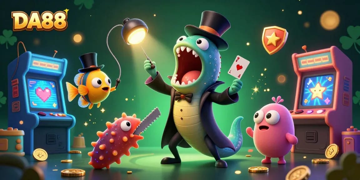 DA88 players experience the thrill of winning with vibrant arcade elements and stunning 3D characters.