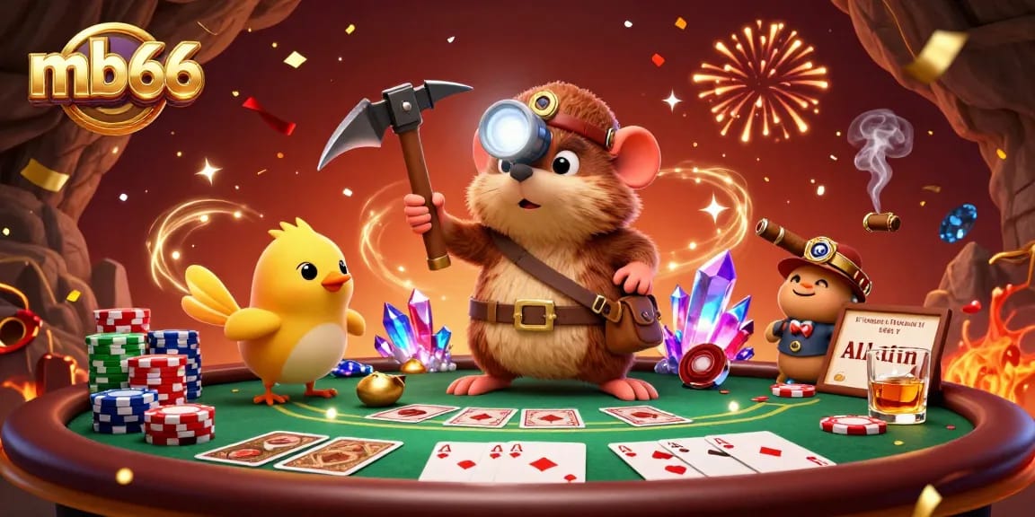 Experience exciting gameplay at mb66 with vibrant poker action and glowing treasures.
