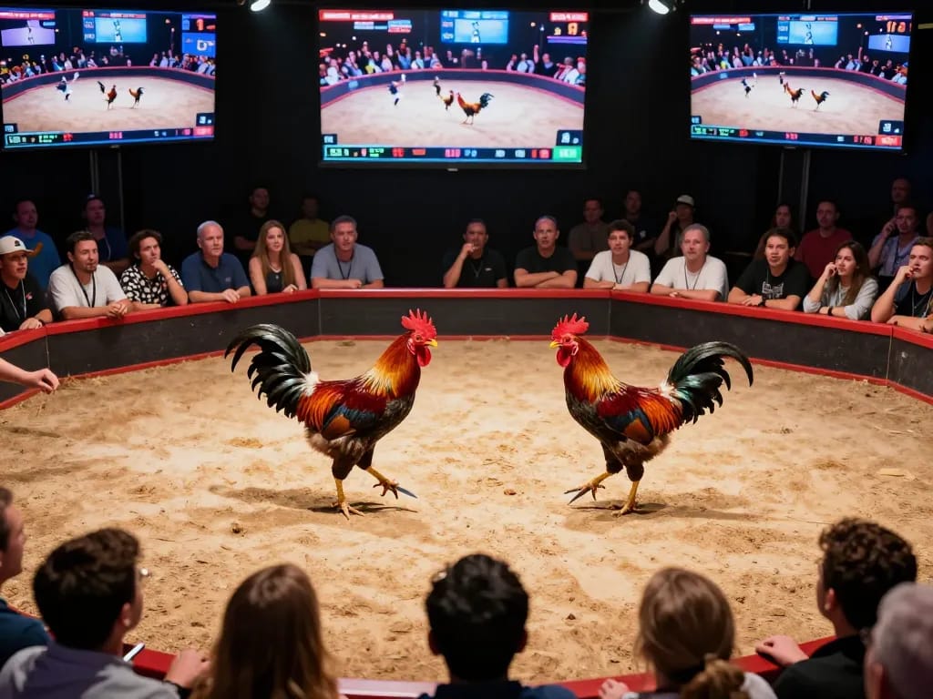Watch đá gà trực tiếp with high definition visuals of thrilling cockfight action.