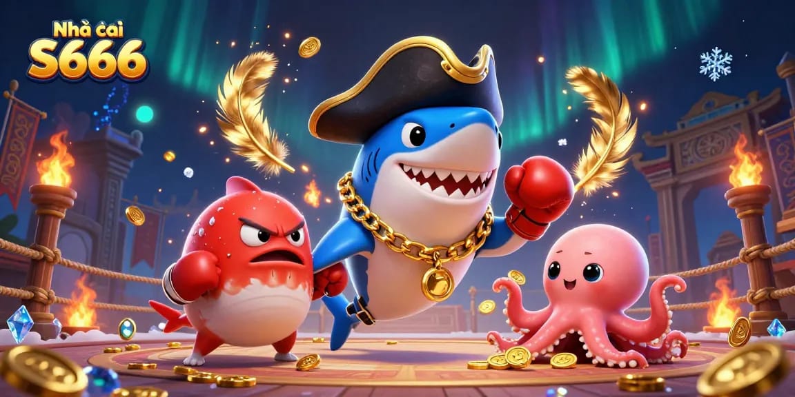 Engage with Nhà cái S666's exciting gaming arena featuring dynamic characters and rich casino elements.