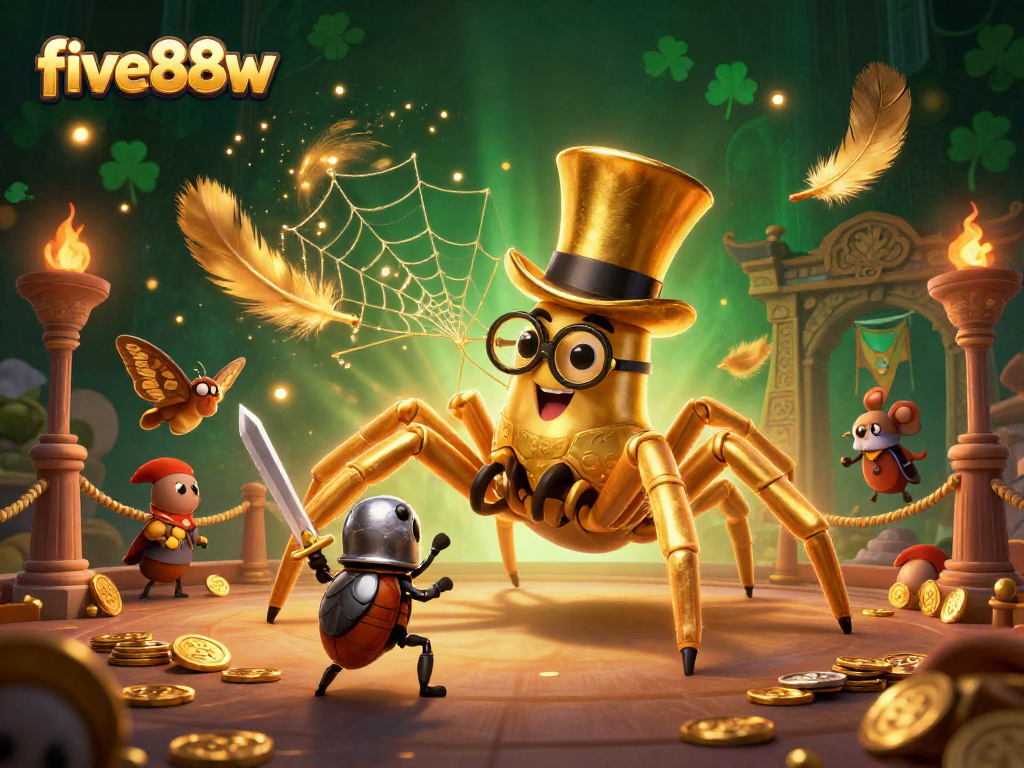 Engage in immersive gameplay at five88w featuring vibrant casino characters and rich visual elements.