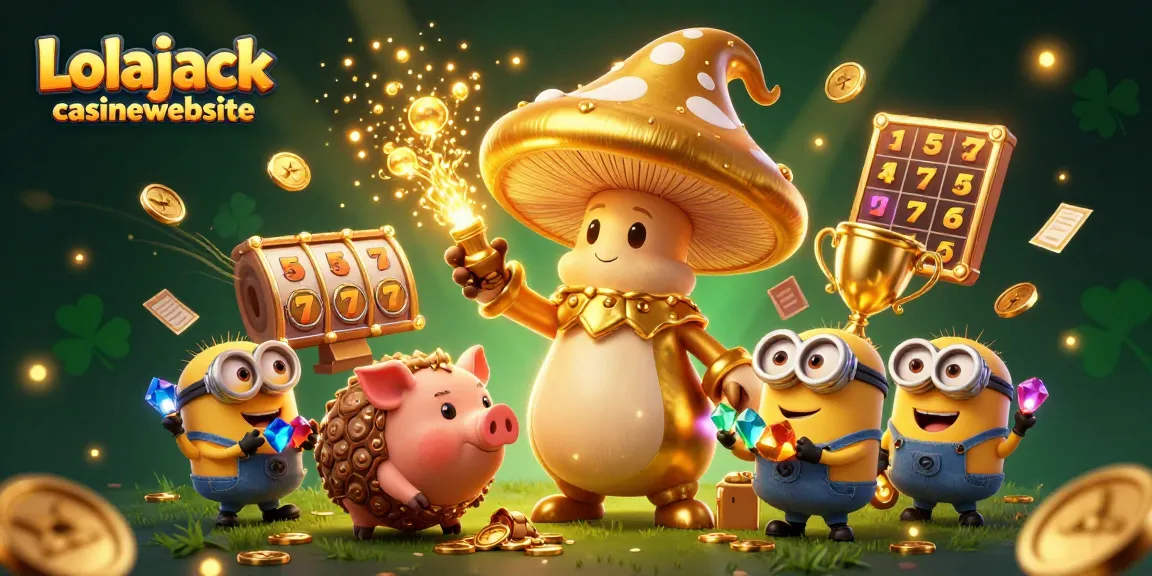 Experience the fun at the Lolajack casinowebsite with golden magic, thrilling slot games, and animated treasures!