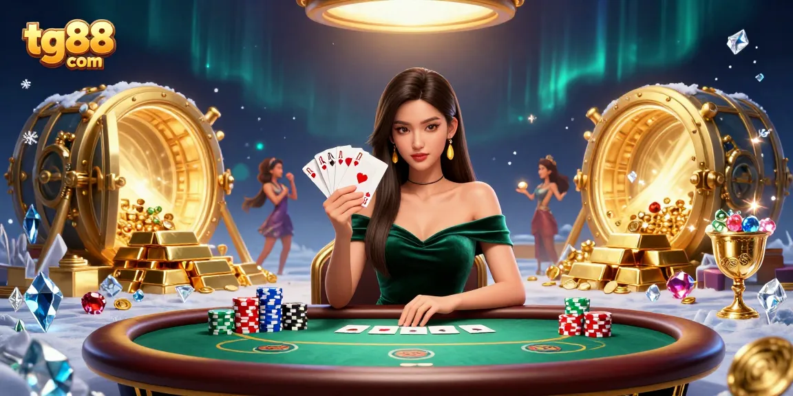 Experience poker excitement at tg88 com with rich visuals of gems and thrilling gameplay.