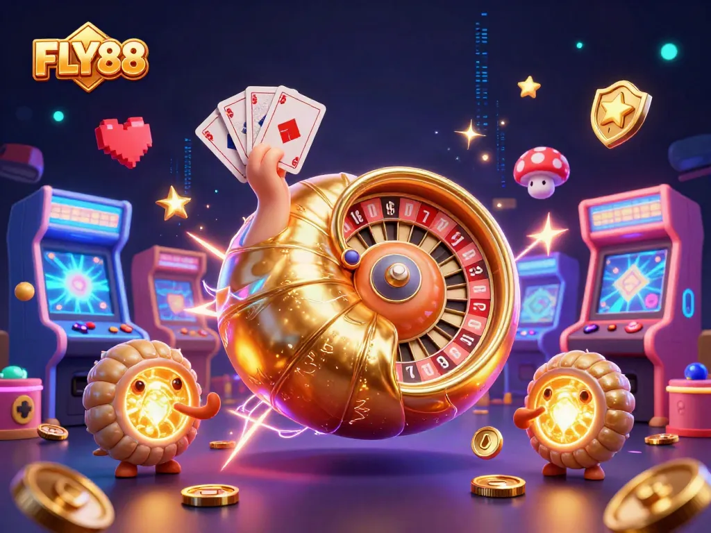 Spin the FLY88 roulette wheel while winning big with vibrant 3D casino elements and entertainment.