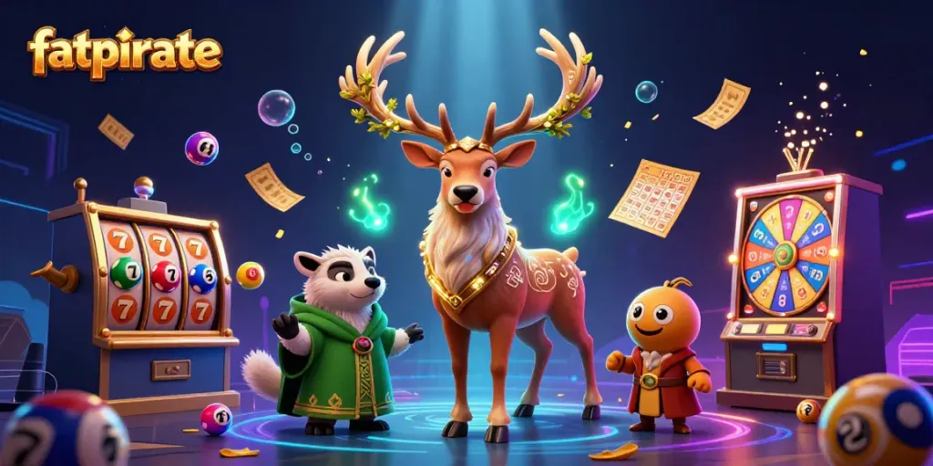 Experience the thrill of FatPirate casino adventures with vibrant slot elements and enchanting characters.
