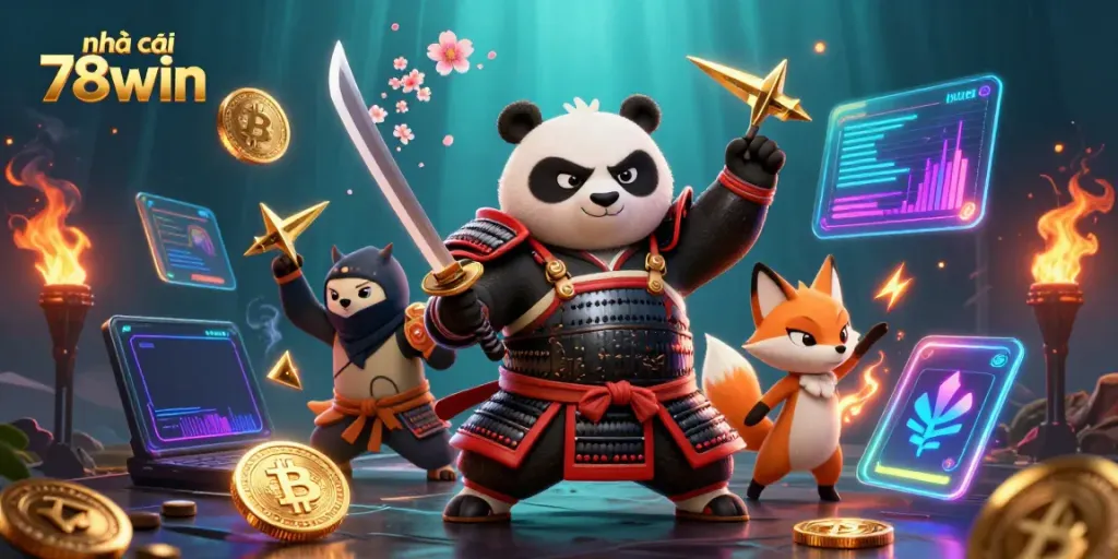 Experience thrilling gaming at nhà cái 78win with vibrant 3D characters and dynamic casino elements.