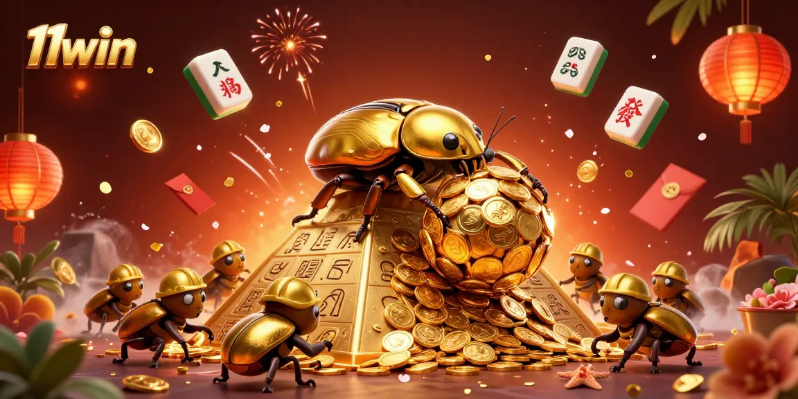 Experience exhilarating gameplay at 11win with golden coins and dynamic casino symbols in a vibrant scene.