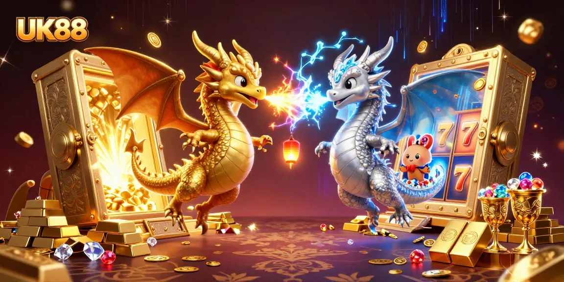 Experience the thrilling UK88 rush with dragon magic and dazzling casino treasures.