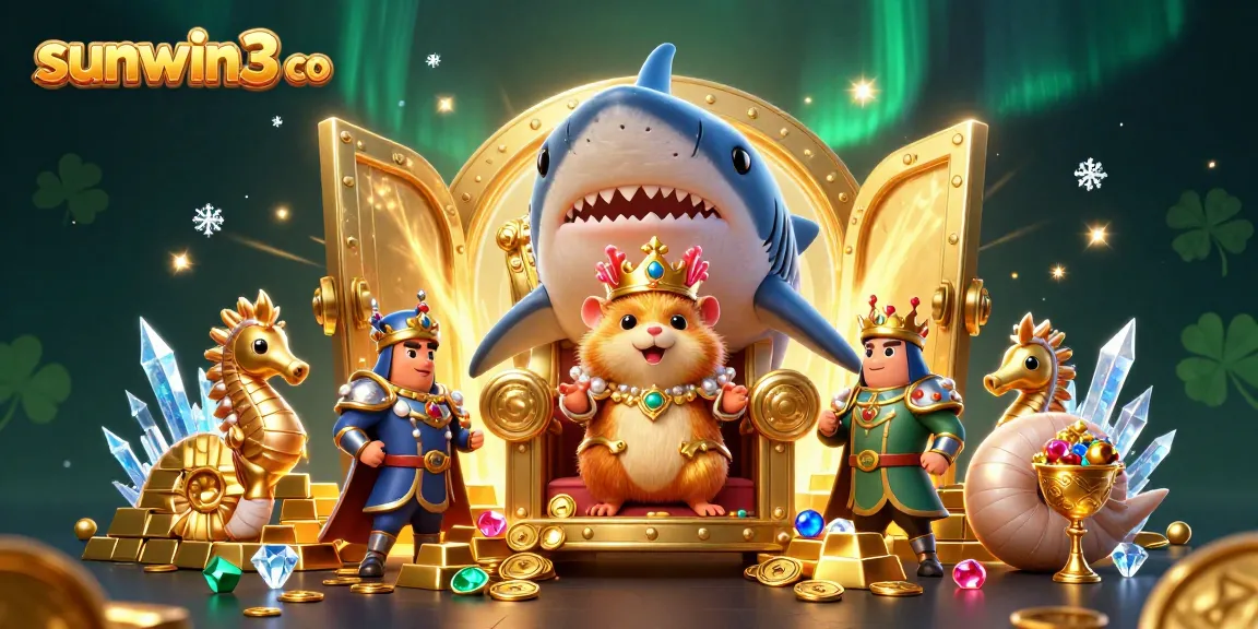 Join the fun at sunwin3 co as the hamster king reigns over a treasure-filled casino!