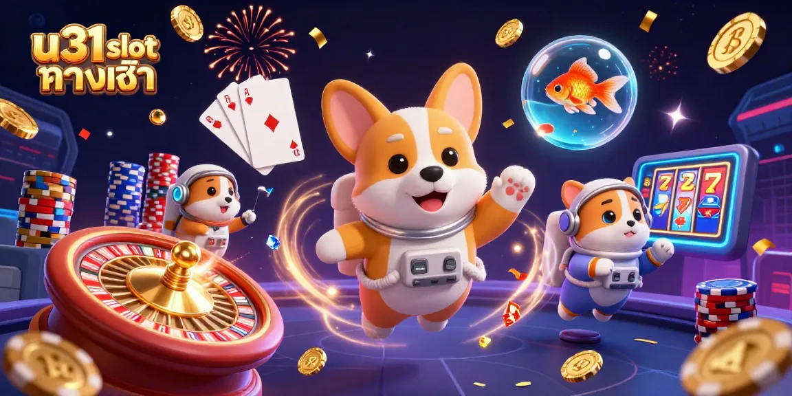 เข้าร่วมสนุกกับ u31 slot ทางเข้า และเห็นภาพเกมที่เคลื่อนไหวในคาสิโนที่มีชีวิตชีวา