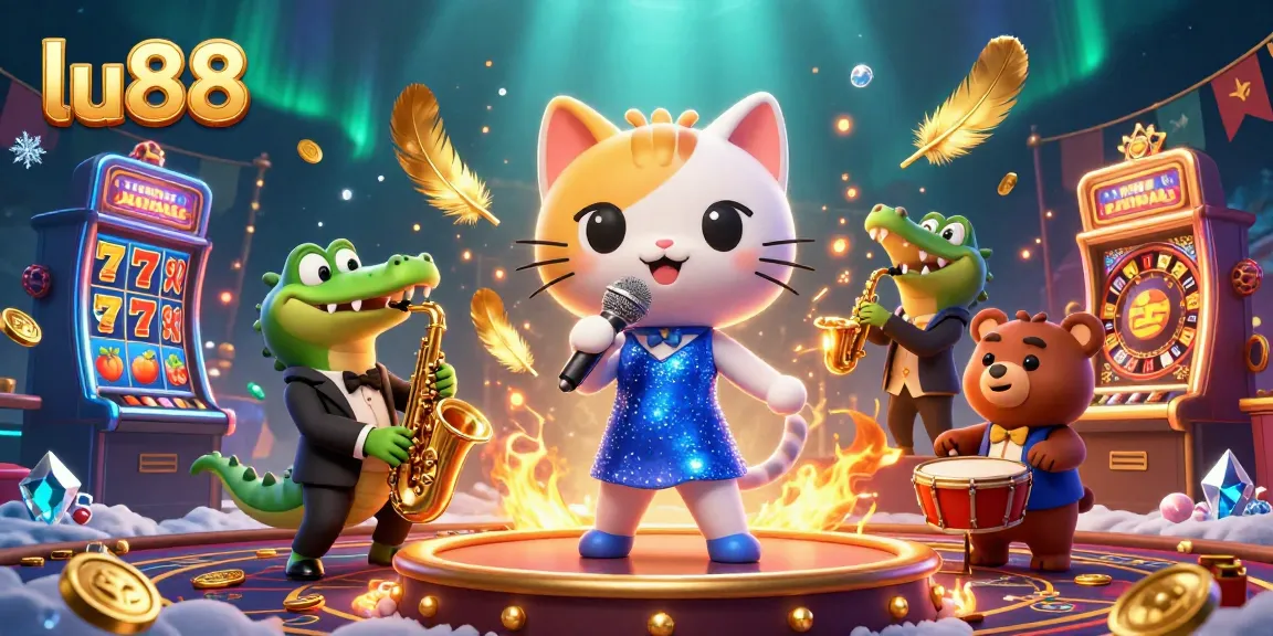 Experience the excitement of lu88 with vibrant 3D casino characters and dynamic gaming elements.